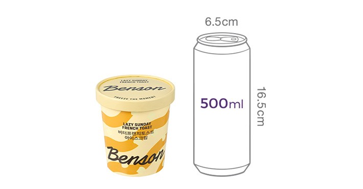 [벤슨] 파인트 버터프렌치토스트 474mL