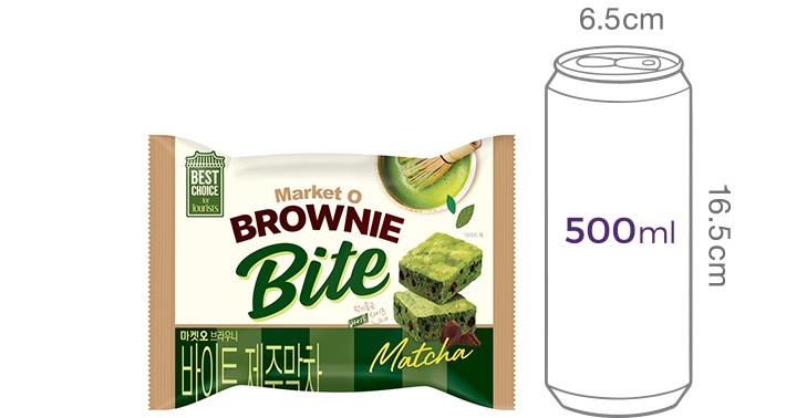 [마켓오] 말차 브라우니 바이트 240g