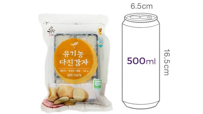 유기농 다진 감자 100g