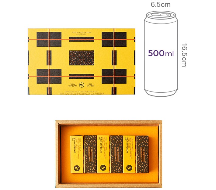 [선물세트] 트리투바 화이트 크로캉 6입 세트