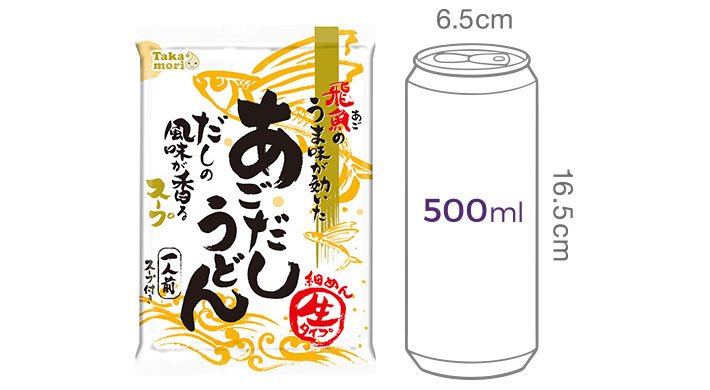 [다카모리] 날치육수 우동 158g