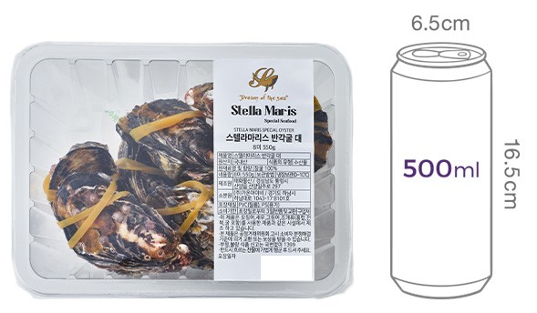[스텔라마리스] 프리미엄 오이스터 8미 550g (대)