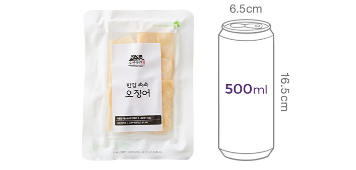 [수산곳간] 한입 촉촉 오징어 50g