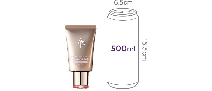 [에이피뷰티] 에이오 트리플 디펜스 에어리 톤업 선 세럼 40ml SPF50 PA++++ 기획세트