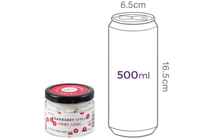 [포비베이글] 크랜베리 크림치즈 100g