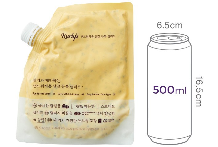 [컬리멤버스] [Kurly's] 샌드위치용 달걀듬뿍 샐러드 500g