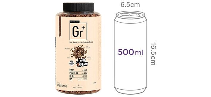 [그라놀로지] 시그니처 저당 프로틴 그래놀라 카카오 340g