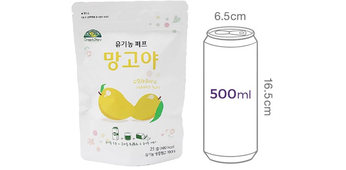 [오가닉스토리] 유기농 퍼프 망고야 25g