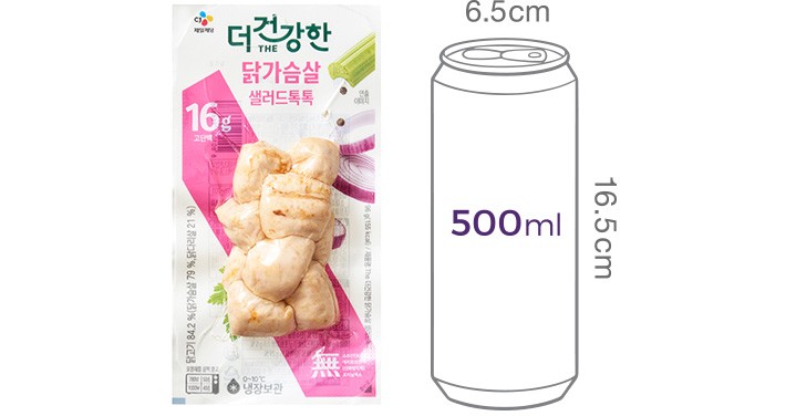 [더건강한] 닭가슴살 샐러드 톡톡 96g