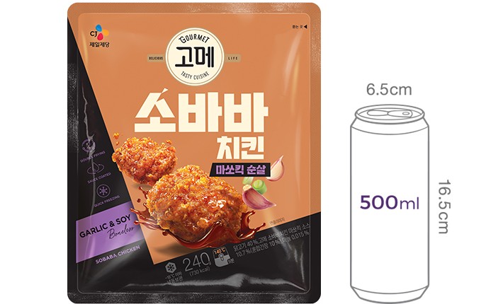 [고메] 소바바치킨 마쏘킥 순살 240g