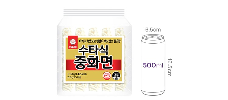 [천일식품] 수타식중화면 230g*5입
