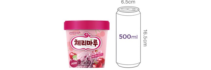 [해태아이스] 체리마루 660mL