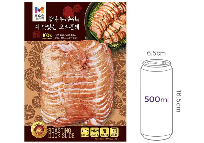 [목우촌] 참나무로 훈연해 더 맛잇는 오리훈제 410g (냉장)