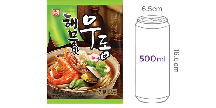 [한성기업]해물맛우동(1인분) 211.5g