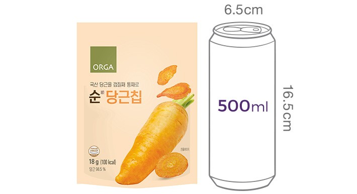 [올가] 순당근칩 18g