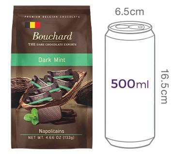 [부샤드] 나폴리탄 다크 민트 초콜릿 132g