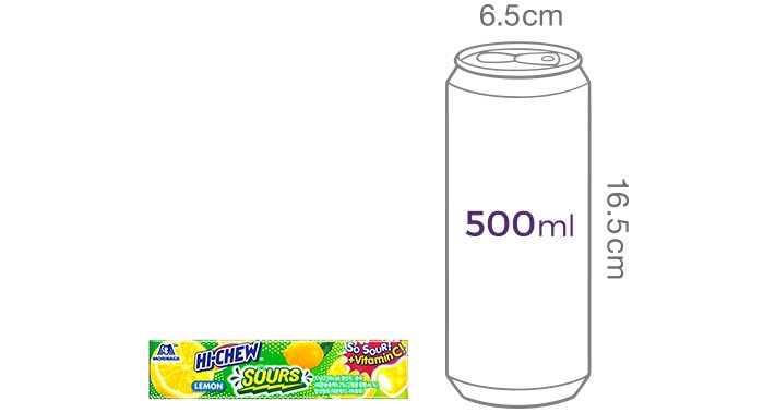 [모리나가] 하이츄 스틱 사우어 레몬 57g