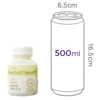 [에치와이] 내추럴플랜 무항생제 오메가 우유 180mL
