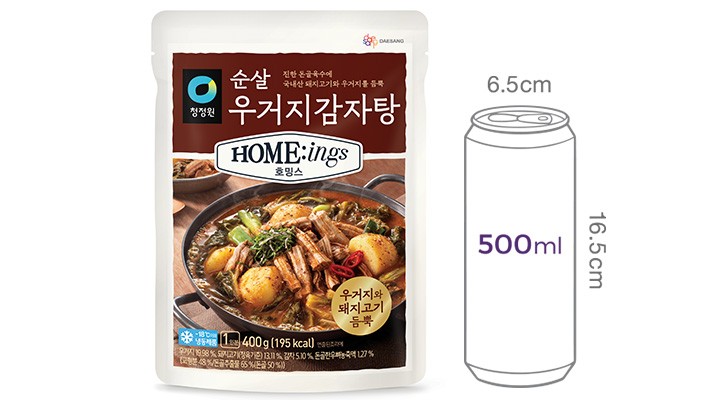 [호밍스] 순살우거지 감자탕 400g