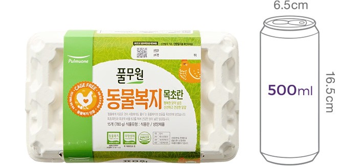 [풀무원] 동물복지 목초란 15구