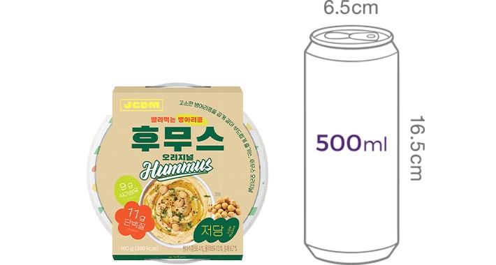 [JCDM] 병아리콩 후무스(오리지널) 150g