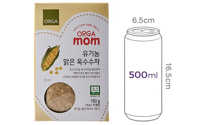 [ORGA] 유기농 맑은 옥수수차(10g *15ea)