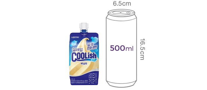 [롯데웰푸드] 설레임 쿨리쉬 바닐라 160mL