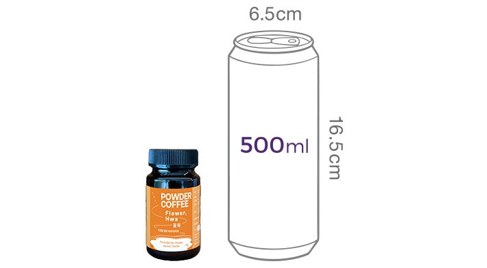 [커피화] 꽃화 파우더 커피 10g