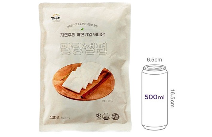 [떡미당] 말랑 하얀 절편 400g