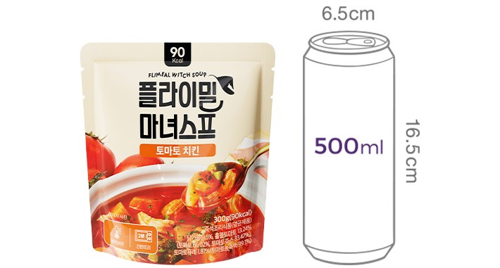 [플라이밀] 마녀스프 치킨 300g