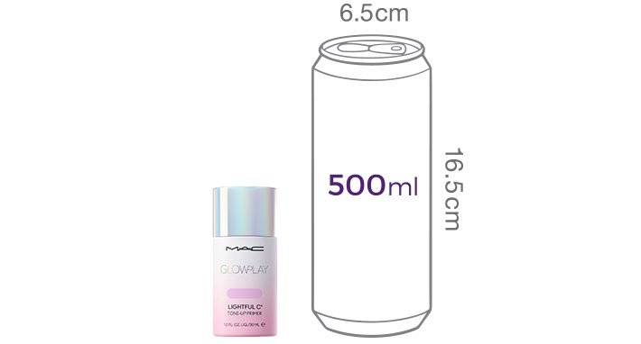 [맥] 글로우 플레이 라이트풀 C3 톤-업 프라이머 # 로지 라벤더