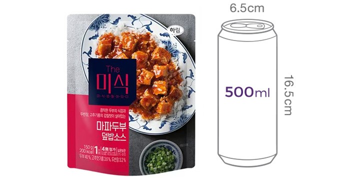 [하림 The 미식] 마파두부 덮밥소스 150g