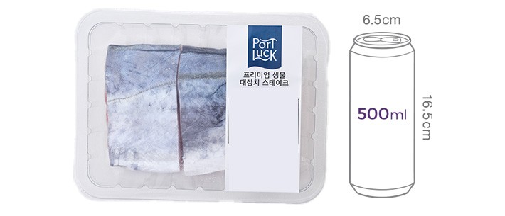 [포트'럭] 프리미엄 대삼치 스테이크 300g 