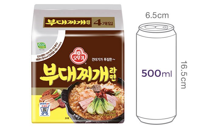 [오뚜기] 부대찌개라면 (130gX4입)