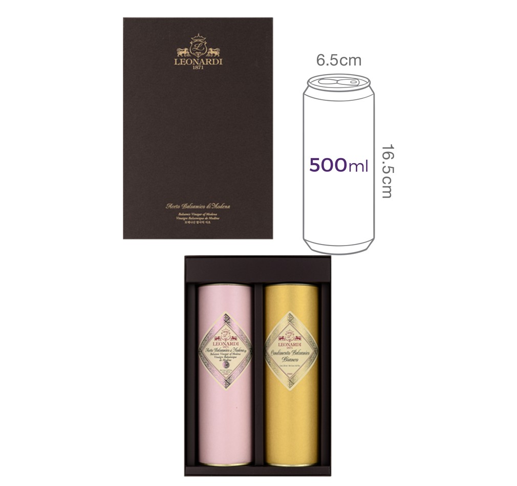 [선물세트] 레오나르디 발사믹 입문세트 (IGP핑크/화이트콘디멘토)