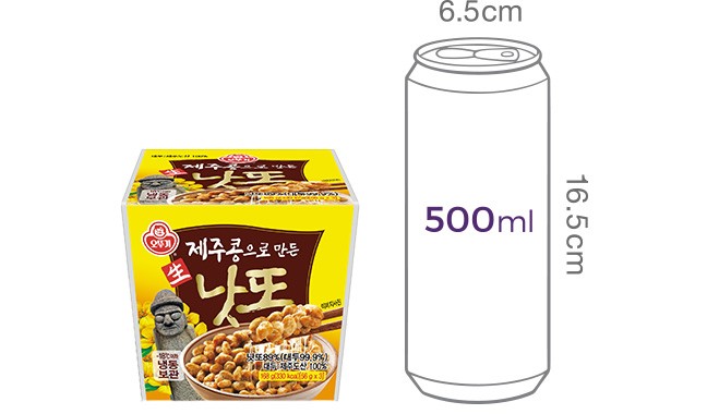 [오뚜기] 제주콩으로 만든 생낫또 3입