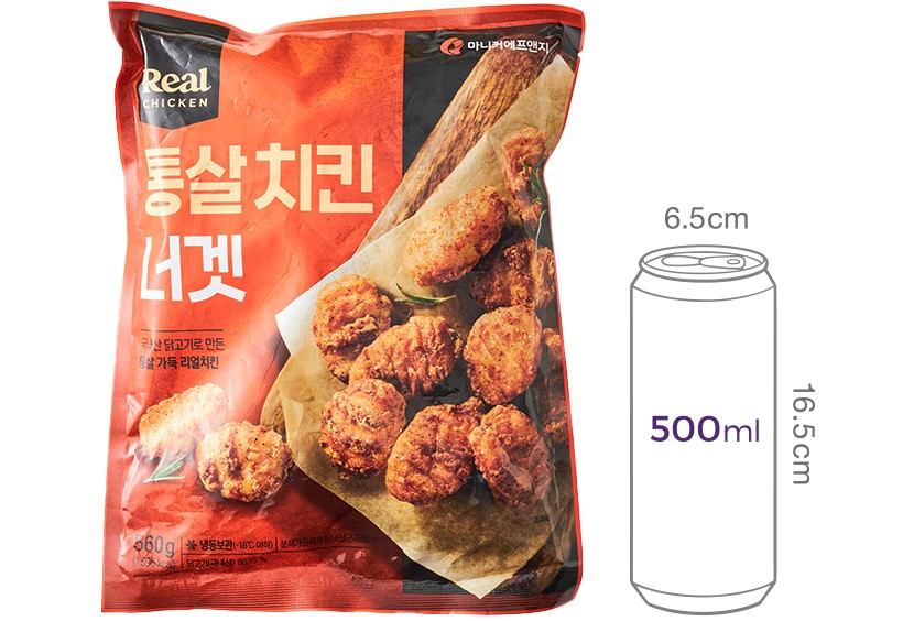 [마니커에프앤지] 통살치킨너겟