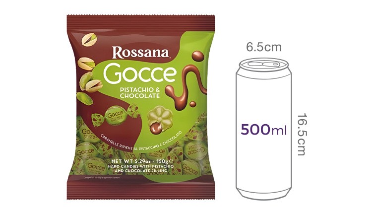 [로사나] 고치 피스타치오 & 초콜릿 필링 캔디 150g