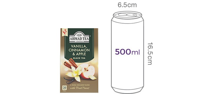 [아마드티] 바닐라시나몬&애플 홍차 (2g X 20개)