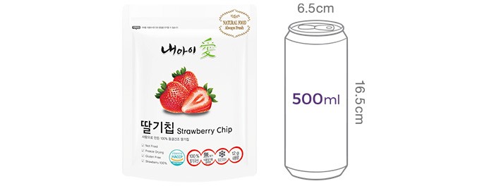[내아이애] 딸기칩 12g