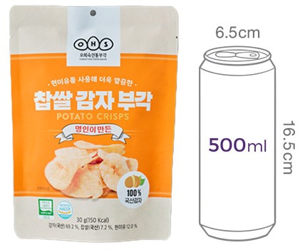 [오희숙부각] 찹쌀 감자부각 30g