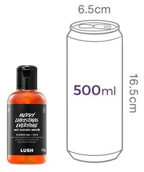 [러쉬] 홀리데이 메리 크리스마스 에브리원 115g - 샤워 젤