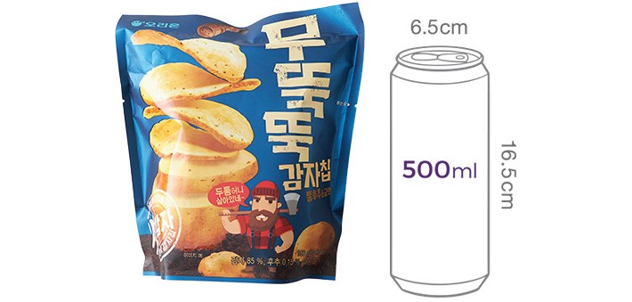 [오리온] 무뚝뚝 감자칩 106g
