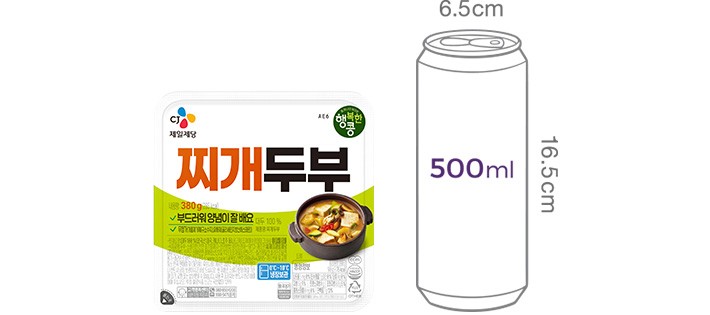 [CJ] 행복한콩 찌개두부 380g