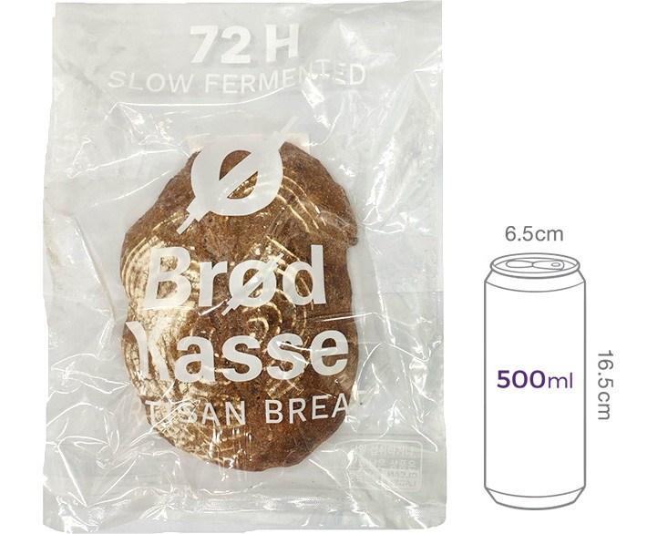 [브로드카세] 72시간 저당 컨트리 통밀 깜빠뉴 680g