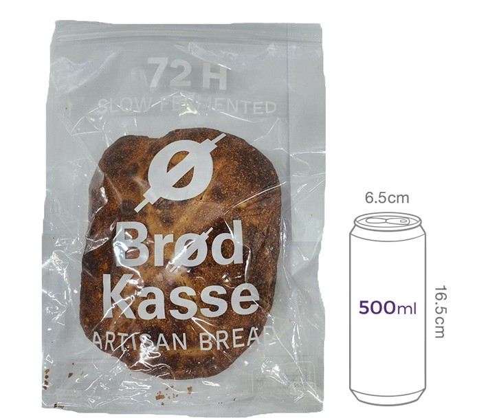 [브로드카세] 72시간 저당 호밀통밀 사워도우 슬랩 660g