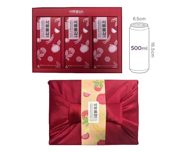 [김정환홍삼] 석류홍삼 스틱 30포 (+보자기포장 & 쇼핑백 증정)