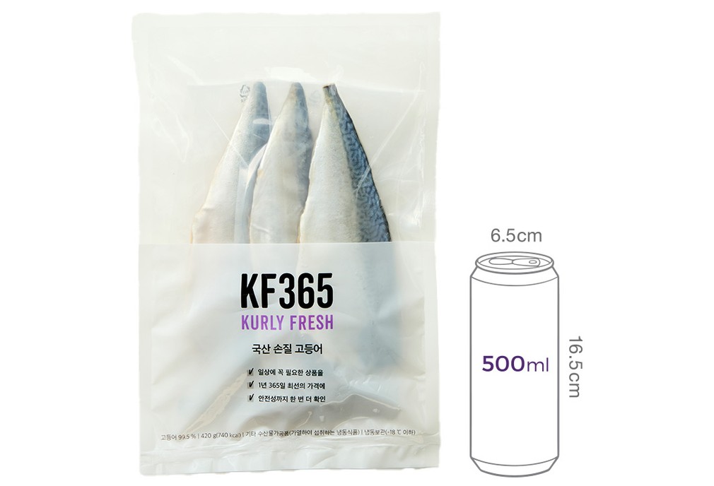 [KF365] 국산 손질 고등어 130~150g*3입 (냉동)