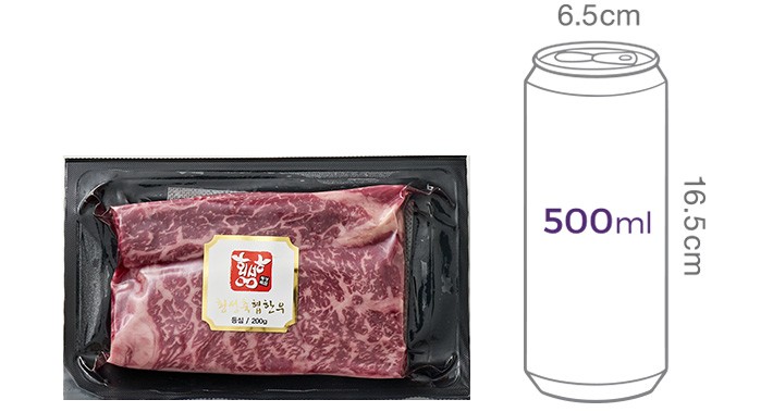 [횡성축협한우] 1등급 한우 등심 200g