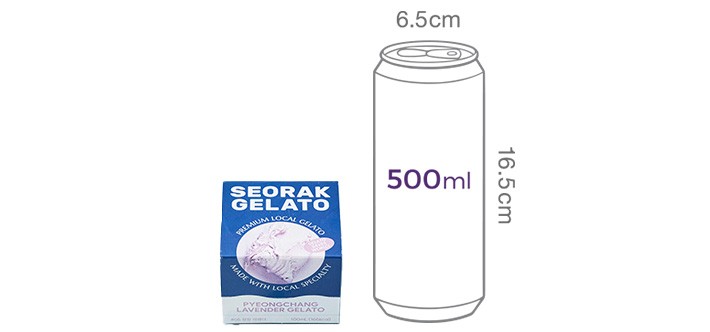 [설악젤라또] 설악 밀크 미니컵 100mL